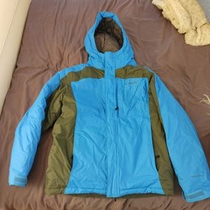 Columbia Sz 14/16 (small) insulated waterproof Winter Jacket Blue